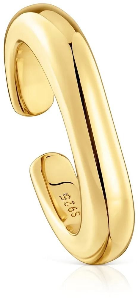 Strieborný pozlátený prsteň Tous 1004239110