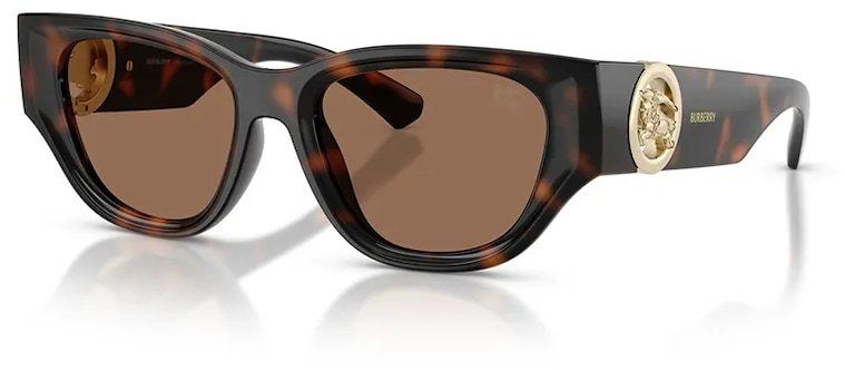 Slnečné okuliare Burberry hnedá farba, 0BE4467U