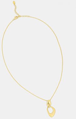 Strieborný pozlátený náhrdelník Answear.LAB