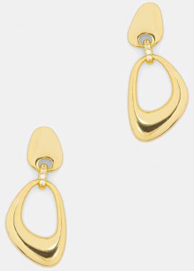 Strieborné pozlátené náušnice Answear.LAB