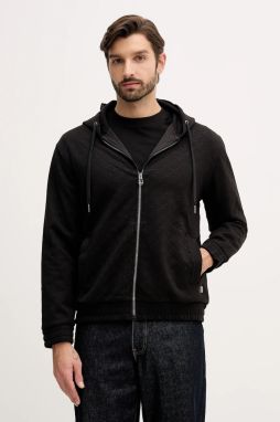 Mikina Joop! čierna farba, s kapucňou, 30047442