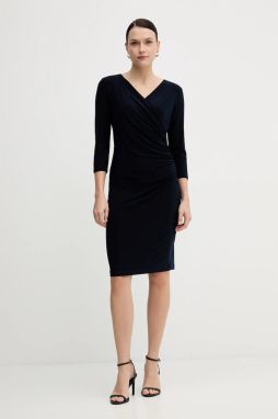 Šaty Joseph Ribkoff tmavomodrá farba, mini, priliehavé, 233305
