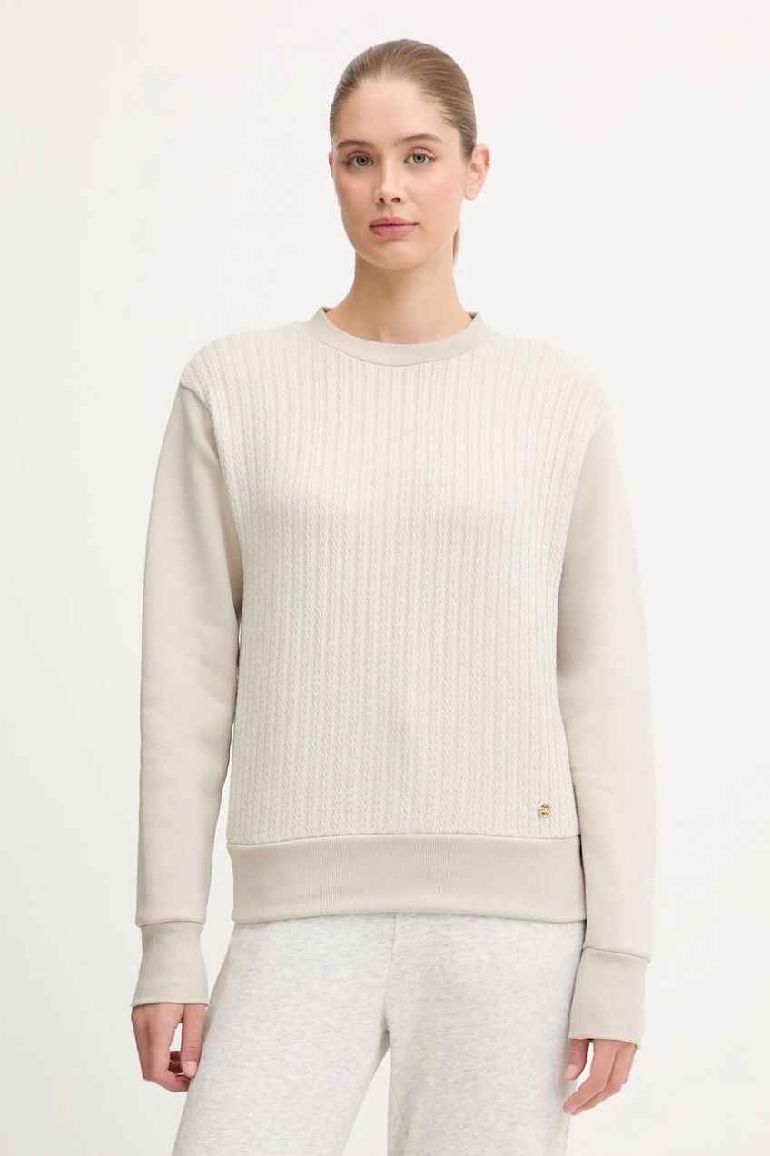 Mikina Colmar béžová farba, jednofarebná, 9265R.9ZX