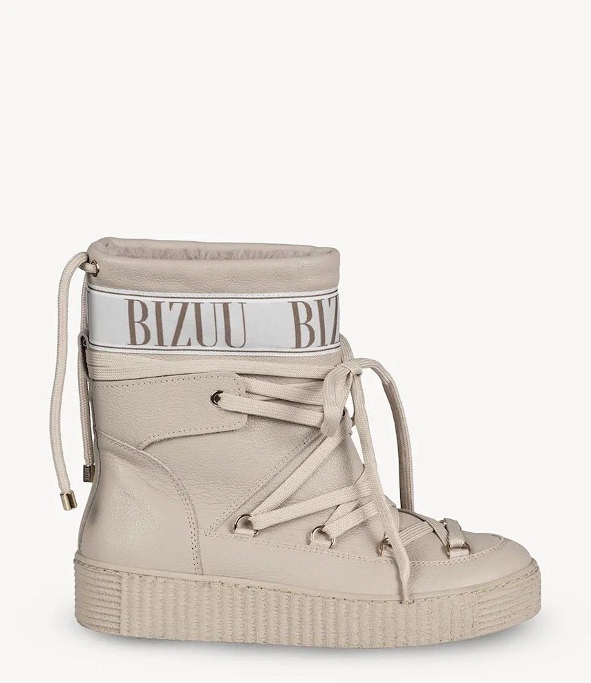 Kožené snehule Bizuu béžová farba, ESPEN