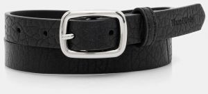 Kožený opasok Marc O'Polo čierna farba, 5000009100