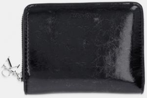 Peňaženka Calvin Klein dámska, čierna farba, LV04F1103G