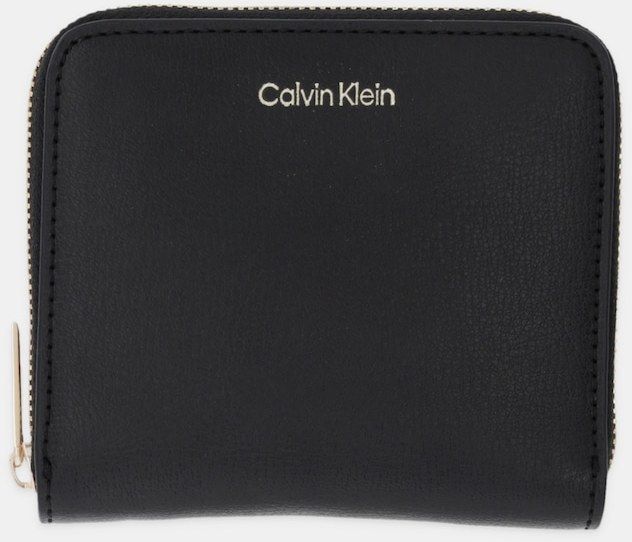 Peňaženka Calvin Klein dámska, čierna farba, LV04F1120G