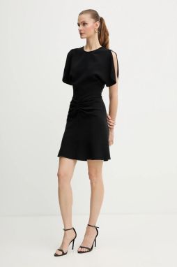 Šaty Victoria Beckham čierna farba, mini, áčkový strih, 1325WDR006087C