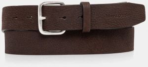 Nubukový opasok Marc O'Polo hnedá farba, 5000009124