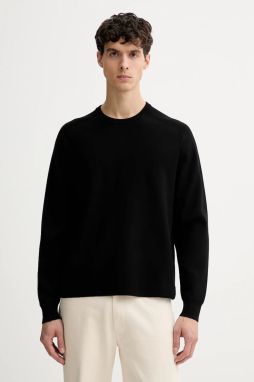Sveter Calvin Klein čierna farba, LV040BM347