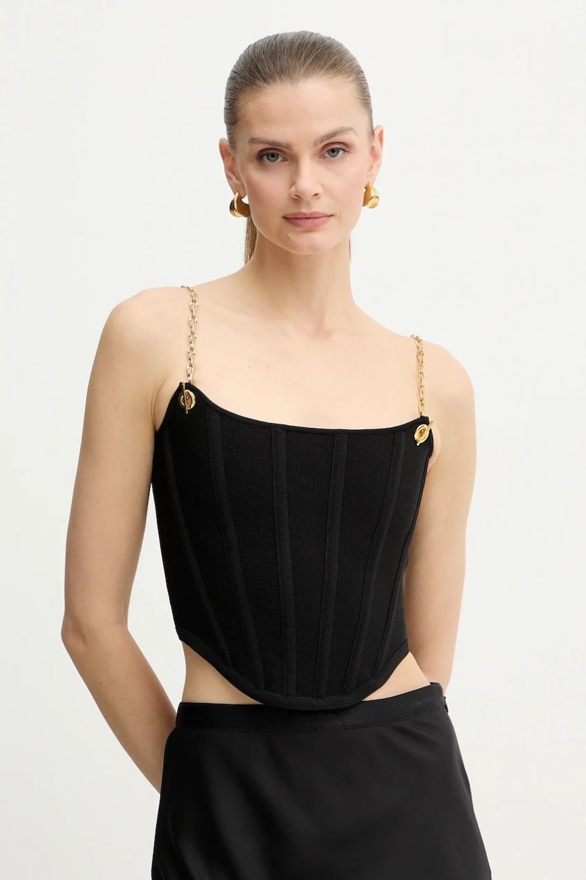 Blúzka Marciano Guess AISHA čierna farba, jednofarebná, 5BGR15 5036Z