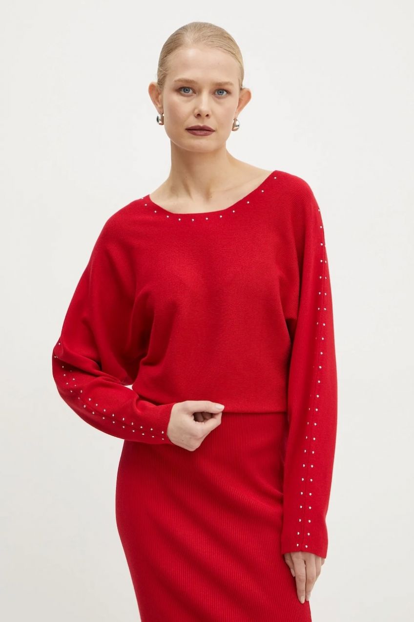 Šaty Morgan RMLIDO červená farba, maxi, priliehavá, RMLIDO