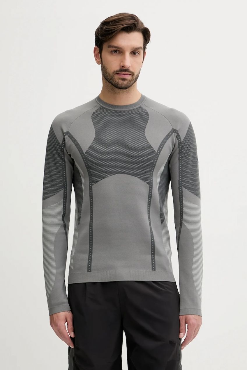 Tričko s dlhým rukávom Puma x SAN SAN GEAR šedá farba, vzorované, 632549