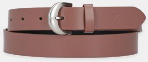 Kožený opasok Calvin Klein Jeans dámsky, ružová farba, K60K612765
