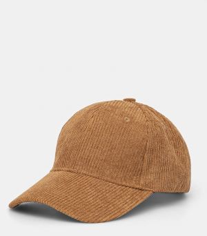 Menčestrová baseballová čiapka Answear.LAB hnedá farba, jednofarebná
