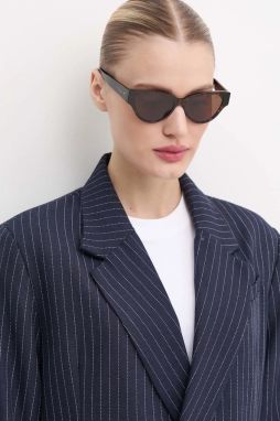 Slnečné okuliare Bottega Veneta dámske, hnedá farba, BV1319S,