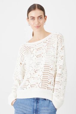 Sveter Medicine béžová farba, teplé