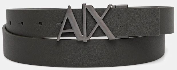 Obojstranný kožený opasok Armani Exchange hnedá farba, 951017 CC505