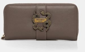Peňaženka Just Cavalli dámska, hnedá farba, 79RA5PA1 ZSA89