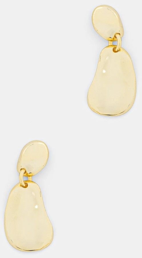 Pozlátená strieborná náušnica Answear.LAB