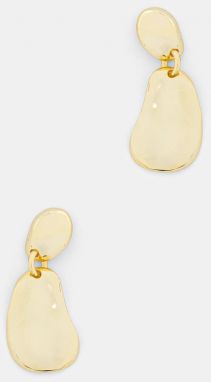 Pozlátená strieborná náušnica Answear.LAB