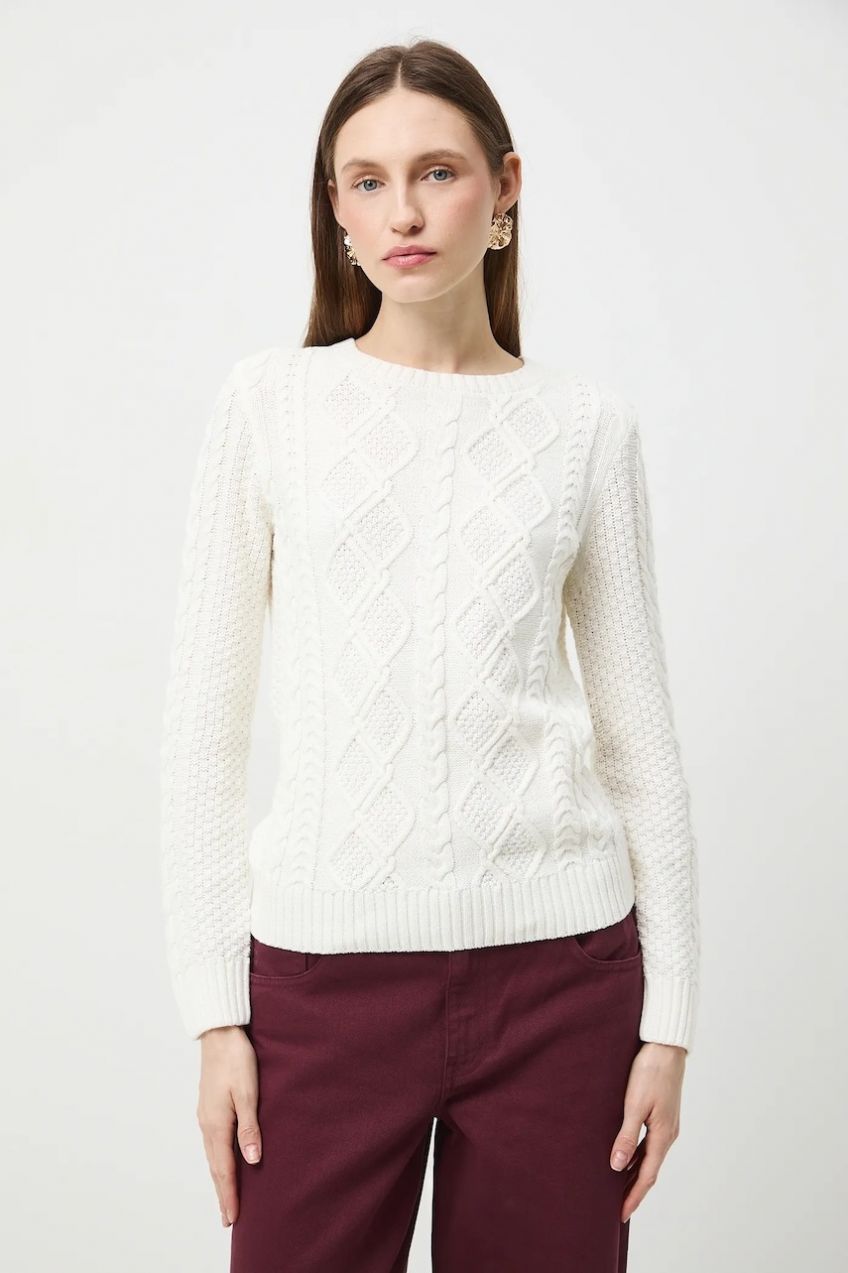 Sveter Medicine béžová farba, teplé