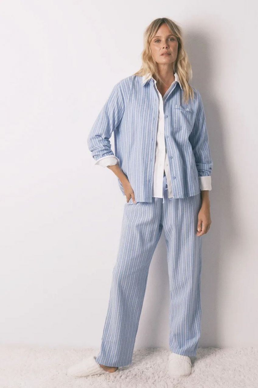 Bavlnené pyžamo women'secret béžová farba, bavlnené, 3592477