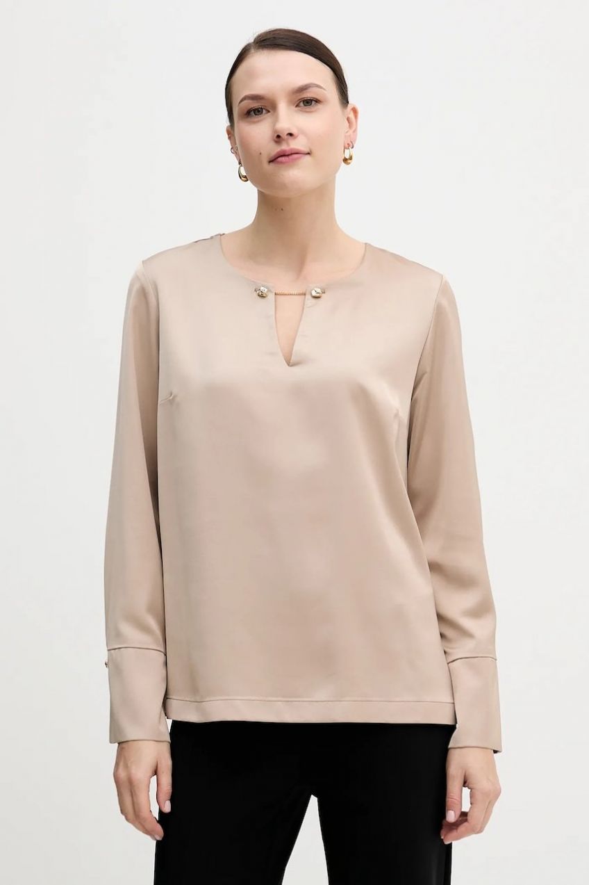 Blúzka Joseph Ribkoff béžová farba, jednofarebná, 254135