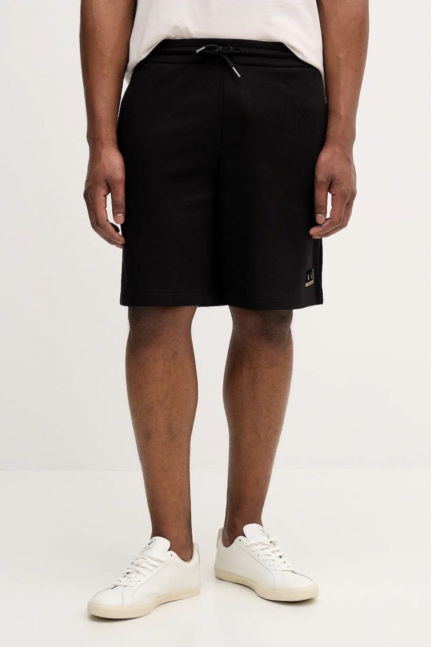 Šortky Armani Exchange čierna farba, XM001887 AF10818