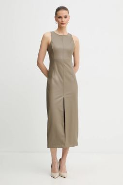 Šaty Armani Exchange midi, rovný strih, XW000674 AF16106