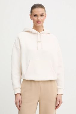 Mikina Armani Exchange béžová farba, s kapucňou, jednofarebná, XW000745 AF16134