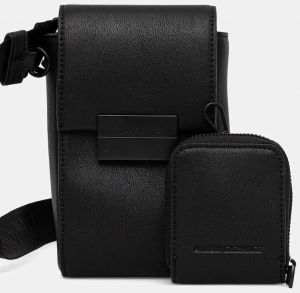 Malá taška Armani Exchange čierna farba, XM001617 AF17209