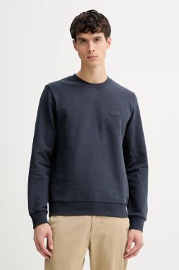 Bavlnená mikina Marc O'Polo tmavomodrá farba, jednofarebná, 620401554008