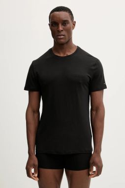 Pyžamo Tommy Hilfiger pánske, čierna farba, jednofarebné, UM0UM03632