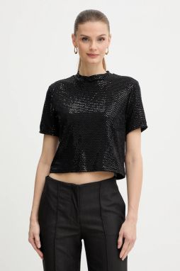 Tričko Morgan dámske, čierna farba, DOLIVIA