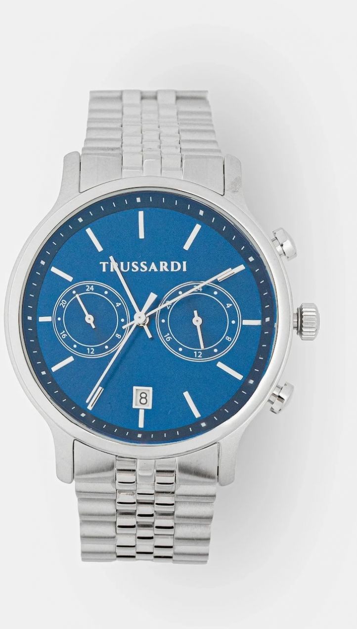 Hodinky Trussardi T-INEDITO pánske, strieborná farba, R2453174003