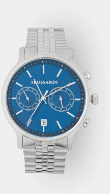 Hodinky Trussardi T-INEDITO pánske, strieborná farba, R2453174003