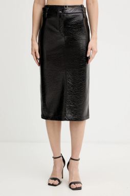 Sukňa Pinko čierna farba, midi, puzdrová, 105951 A2YG