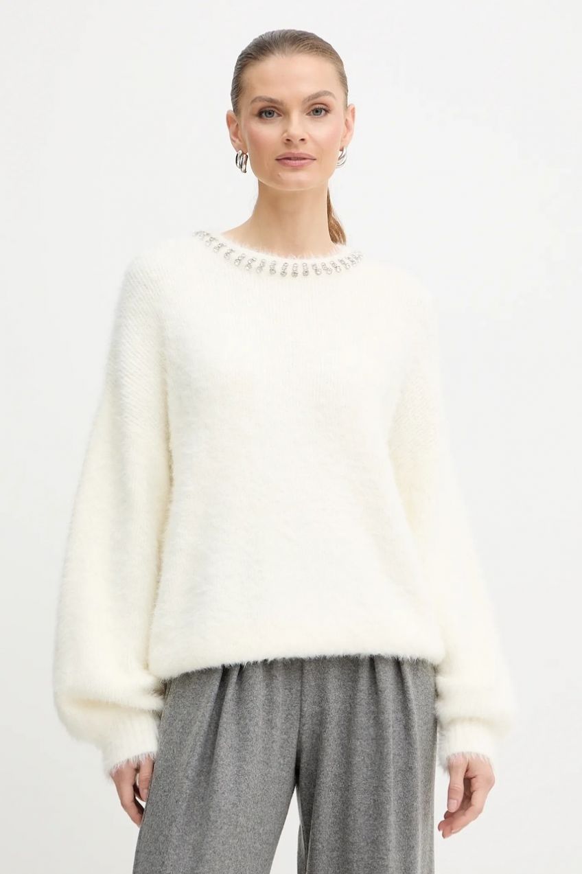 Sveter Guess ARISA béžová farba, W5BR58 Z3BH0