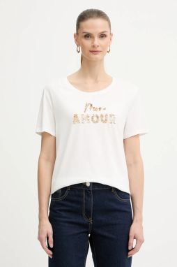 Tričko Morgan dámske, béžová farba, DPEAK