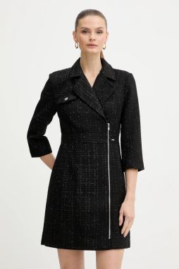 Šaty Morgan čierna farba, mini, priliehavé, RTIDA