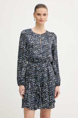 Šaty Morgan modrá farba, mini, áčkový strih, RGRAPHY