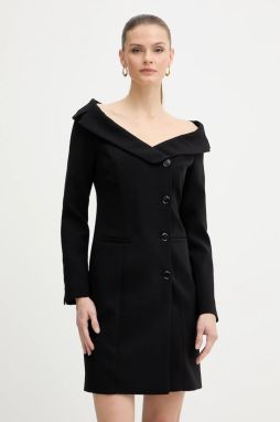 Šaty Pinko čierna farba, mini, priliehavé, 106139 A304