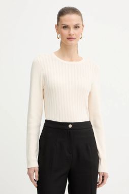 Sveter Morgan béžová farba, ľahký, MNONO