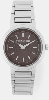 Hodinky Trussardi T-BRIDGE dámske, strieborná farba, R2453171507
