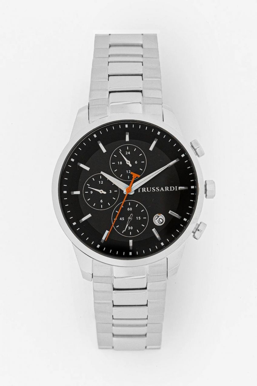 Hodinky Trussardi T-BRIDGE pánske, strieborná farba, R2453171002