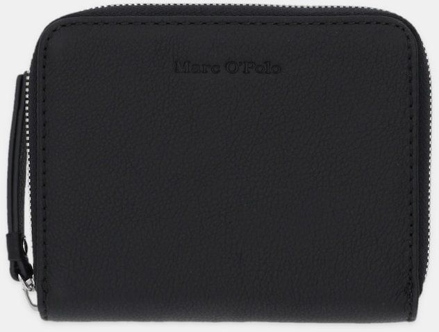 Kožená peňaženka Marc O'Polo čierna farba, 5000009091