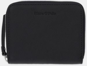Kožená peňaženka Marc O'Polo čierna farba, 5000009091