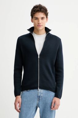 Bavlnený sveter Marc O'Polo tmavomodrá farba, M20501661002