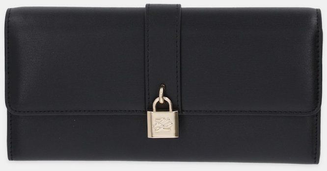 Kožená peňaženka Karl Lagerfeld K/AUTOGRAPH čierna farba, B1W32026